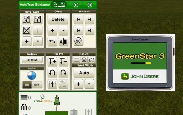Deere AutoTrac Mod v1.0 LS17 - Farming Simulator 2022 / 19 mod