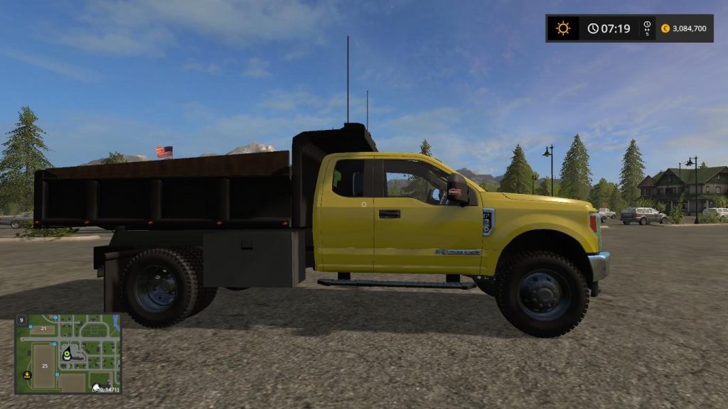 Ford F550 DUMP v1.0 MOD - Farming Simulator 2019 / 19 mod