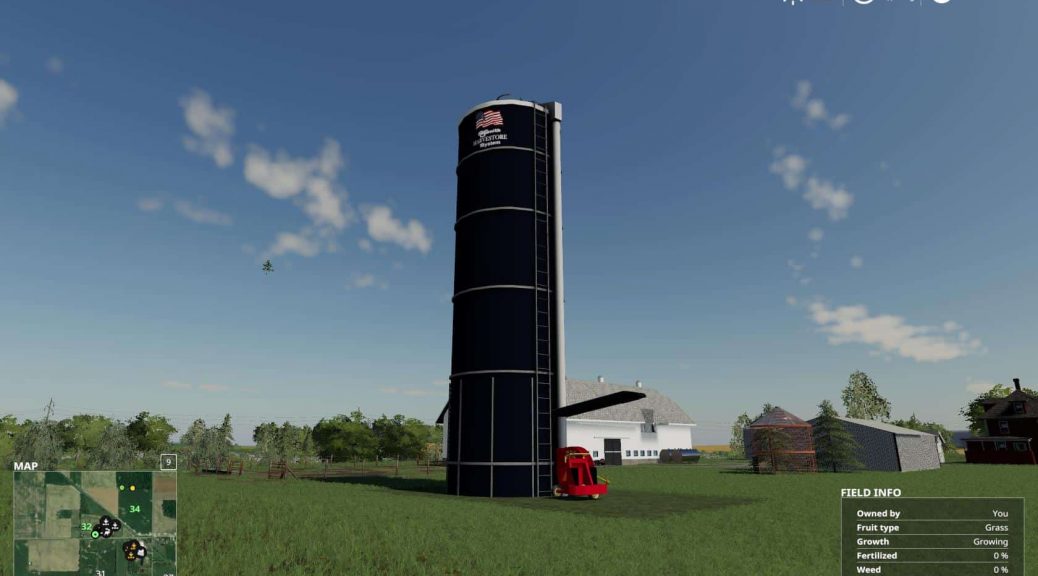 Fermenting Silo v1.0.0.0 Mod - Farming Simulator 2019 / 19 mod