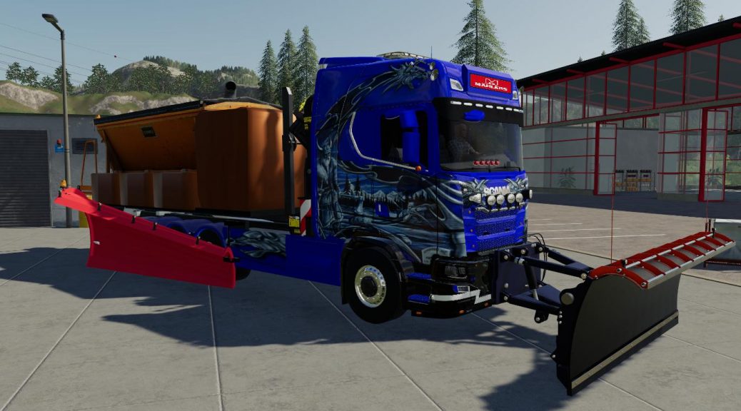 Scania Ng Hkl And Crane V11 Truck Farming Simulator 2022 19 Mod
