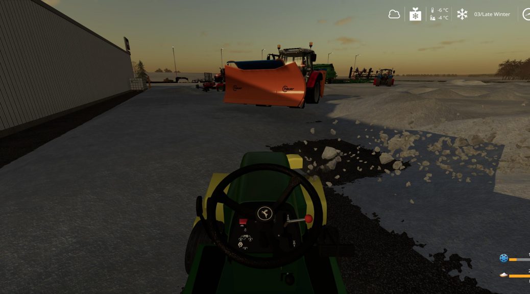 John Deere 332 Lawn Tractor with Lawn Mower and Garden v2.0 Mod
