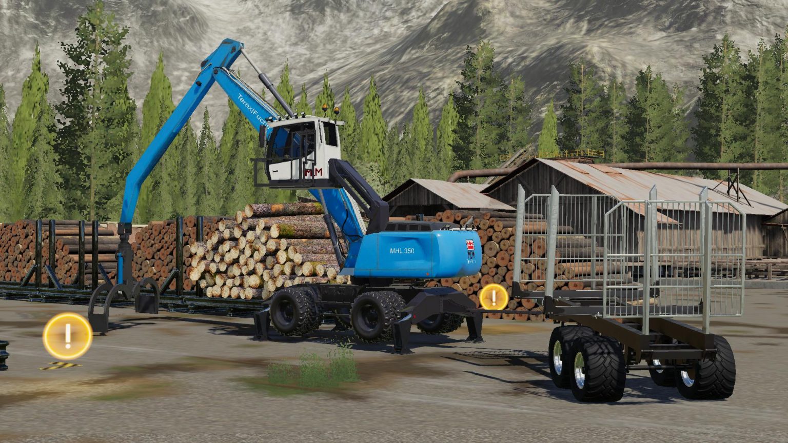 Log leveller v1.0 Trailer Farming Simulator 2022 / 19 mod