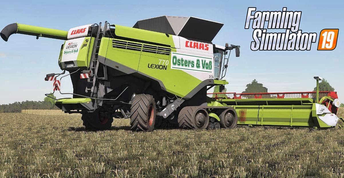 Claas Lexion Osters Voss Edition V Combine Farming Simulator