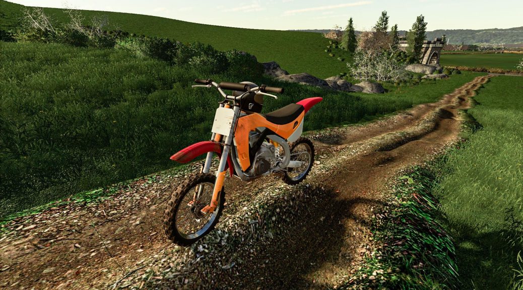 Motocross Dirt Bike v1.0 Mod Farming Simulator 2022 / 19 mod