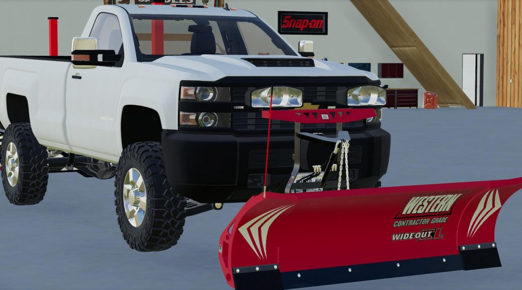Lifted 2017 Chevy Silverado 2500 v1.0 Car - Farming Simulator 2019 / 19 mod