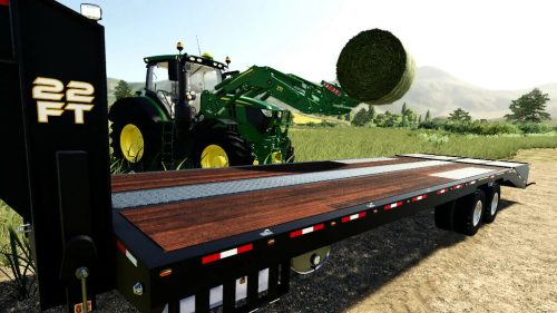 gooseneck bale trailer fs19