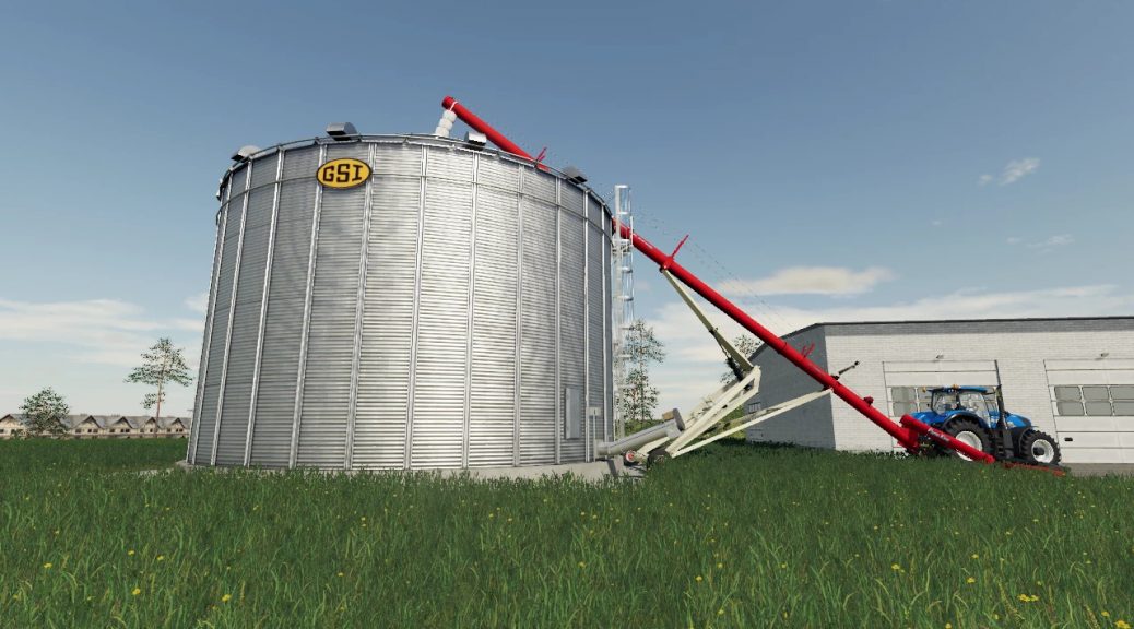 GSI Placeable Grain Bin v1.1 Mod Farming Simulator 2022 / 19 mod