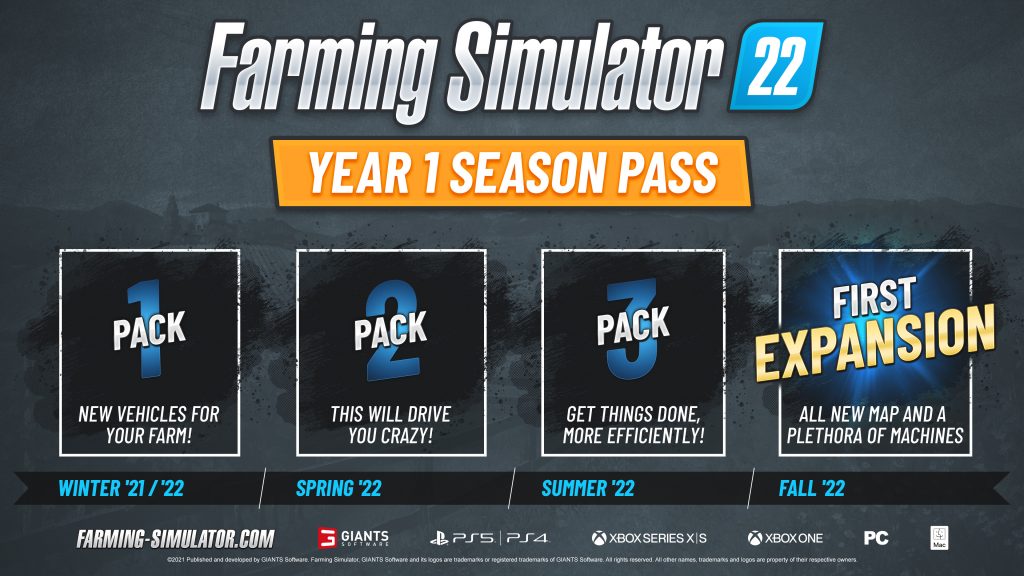 Season Pass for Farming Simulator 22 is available to pre-order 