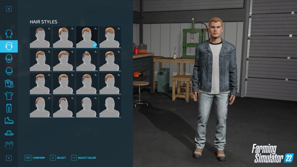 Look at the new character creator in FS22! 