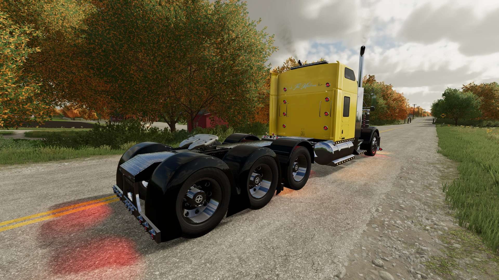 Kenworth W900L Custom v3.5.0.0 Mod Farming Simulator 2022 / 19 mod