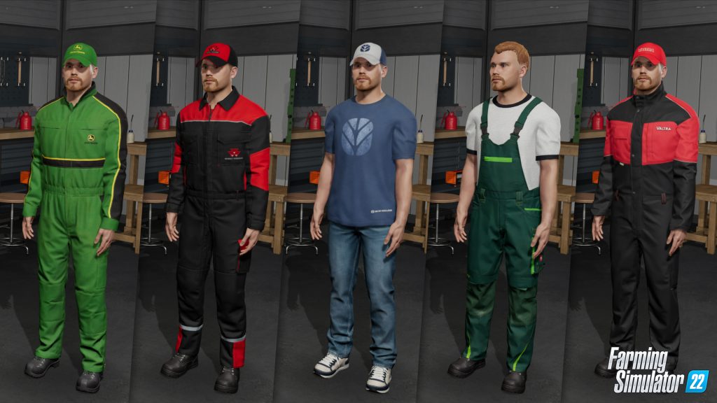 Look at the new character creator in FS22! 