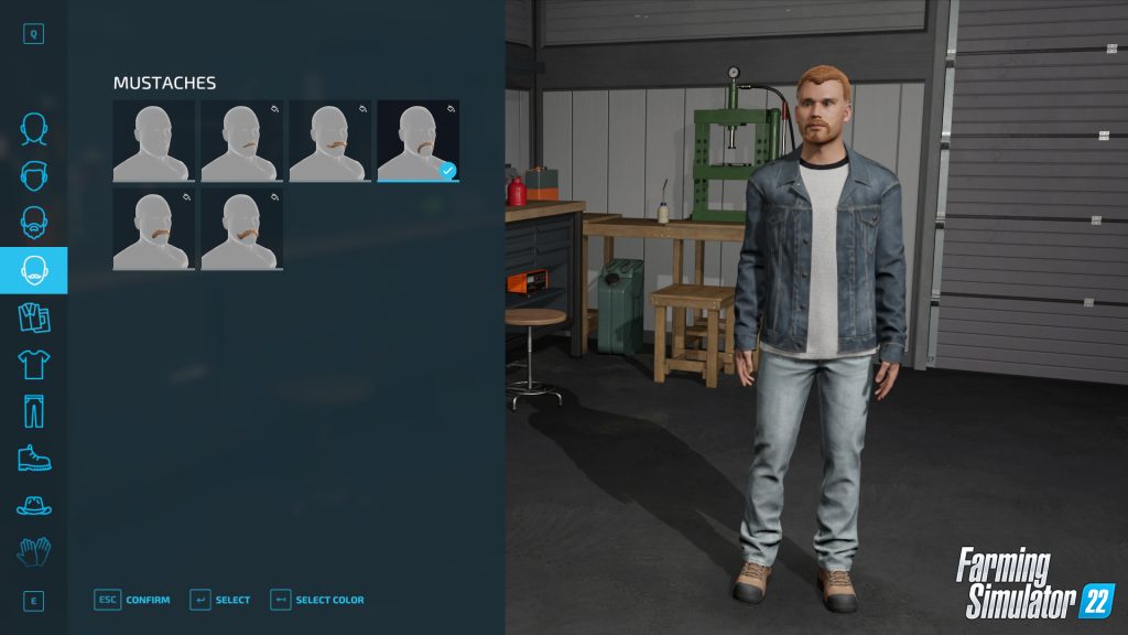 Look at the new character creator in FS22! 