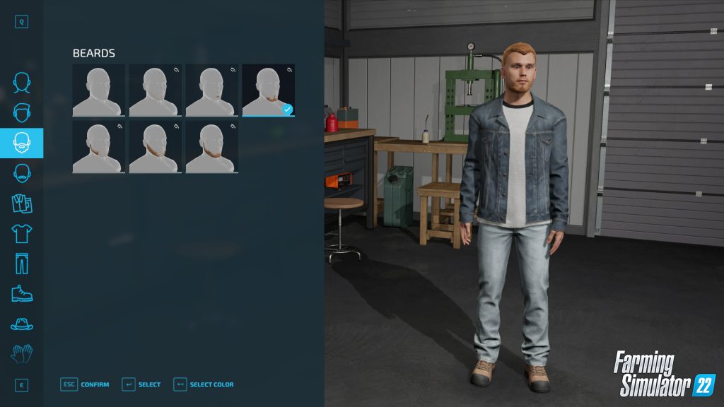 Look at the new character creator in FS22! 