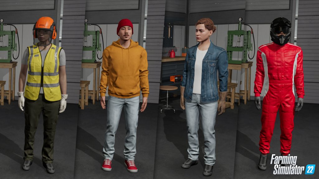 Look at the new character creator in FS22! 