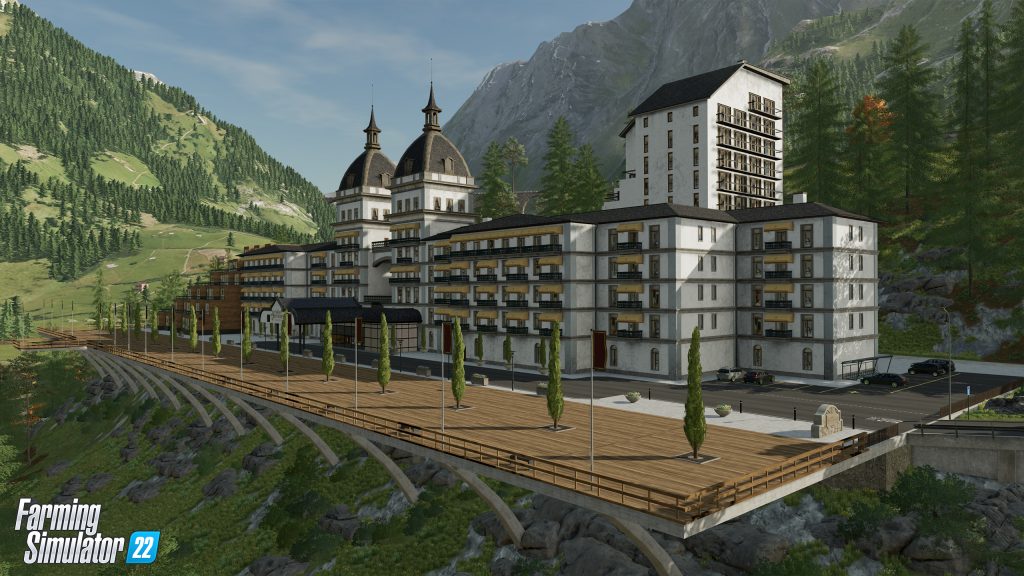 Erlengrat alpine map in FS22 (screenshots) 
