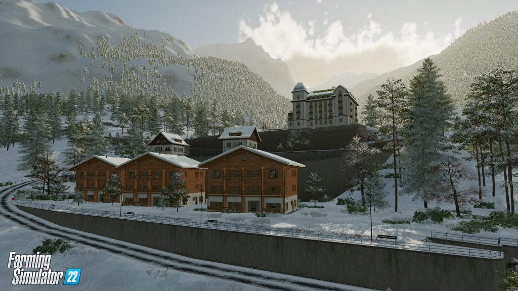 Erlengrat alpine map in FS22 (screenshots) 